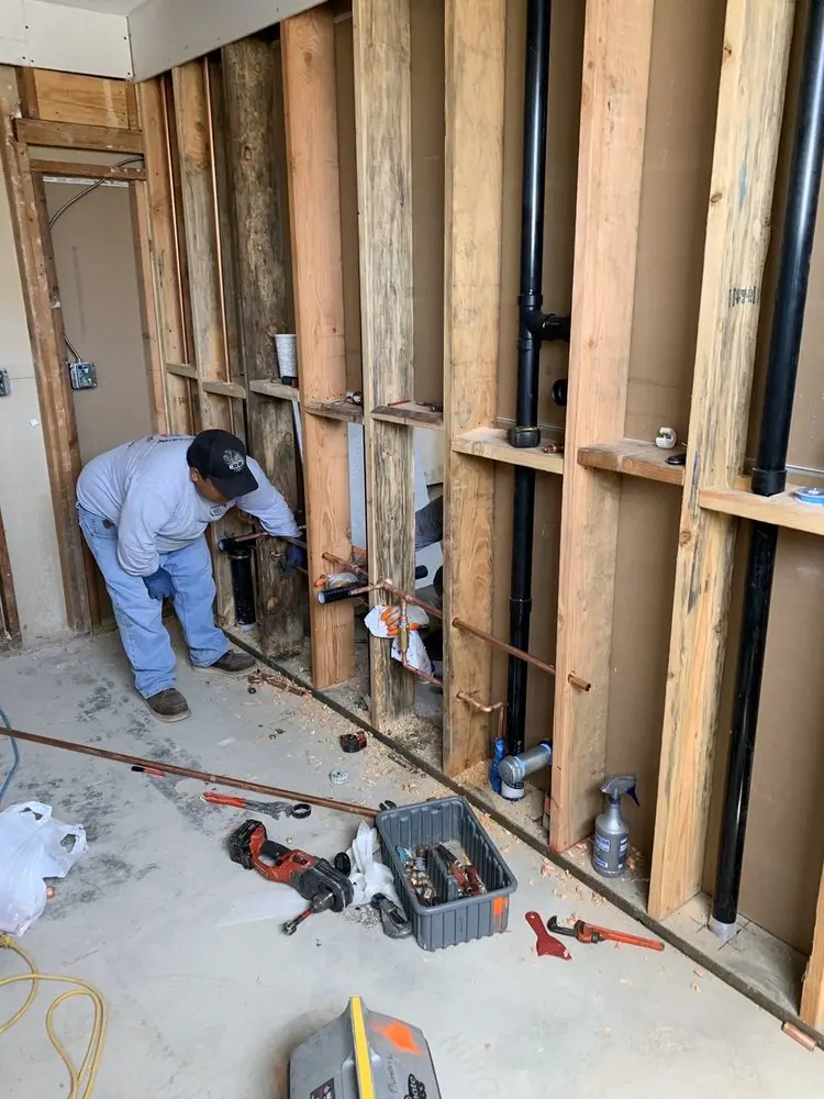Commercial rough-in plumbing for Gas Line Repair in Mahola